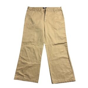 Dolce and Gabanna Women VTG Y2K Khaki Beige Straight Wide Leg Waist 36